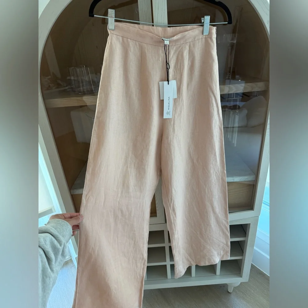 NWT Miguelina Linen Pants - Picture 3 of 11
